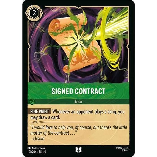 Signed Contract