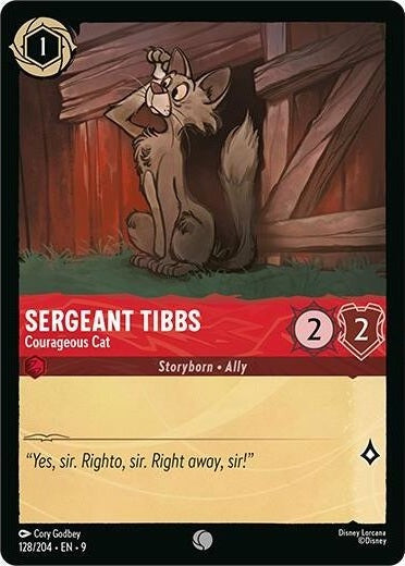 Sergeant Tibbs - Courageous Cat