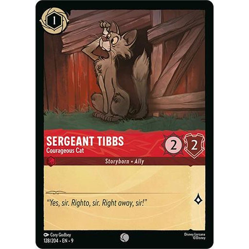 Sergeant Tibbs - Courageous Cat