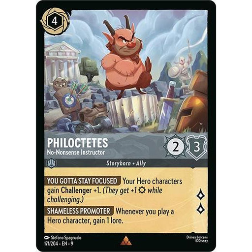 Philoctetes - No-Nonsense Instructor