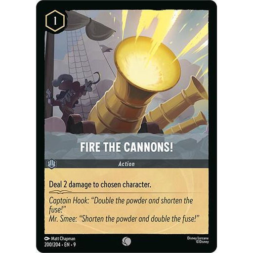 Fire the Cannons!