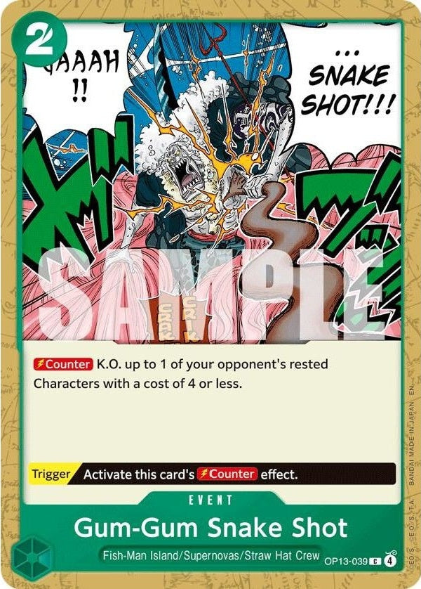 Gum-Gum Snake Shot