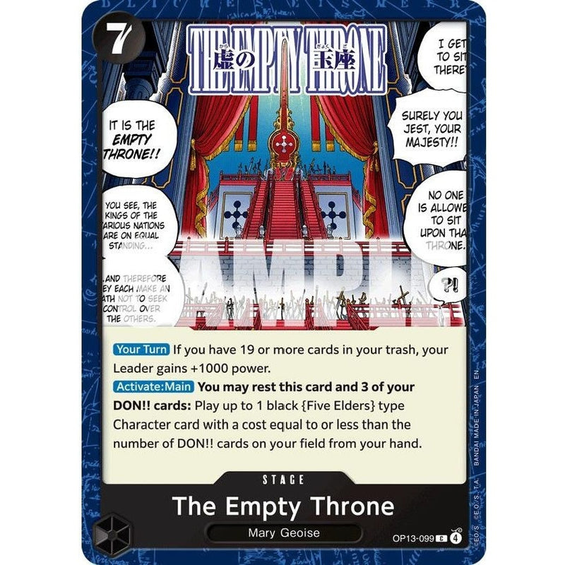 The Empty Throne