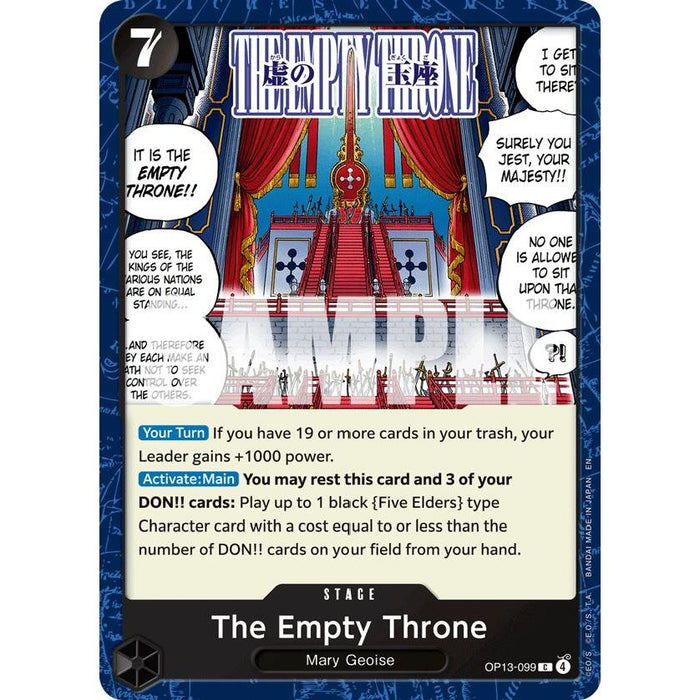 The Empty Throne