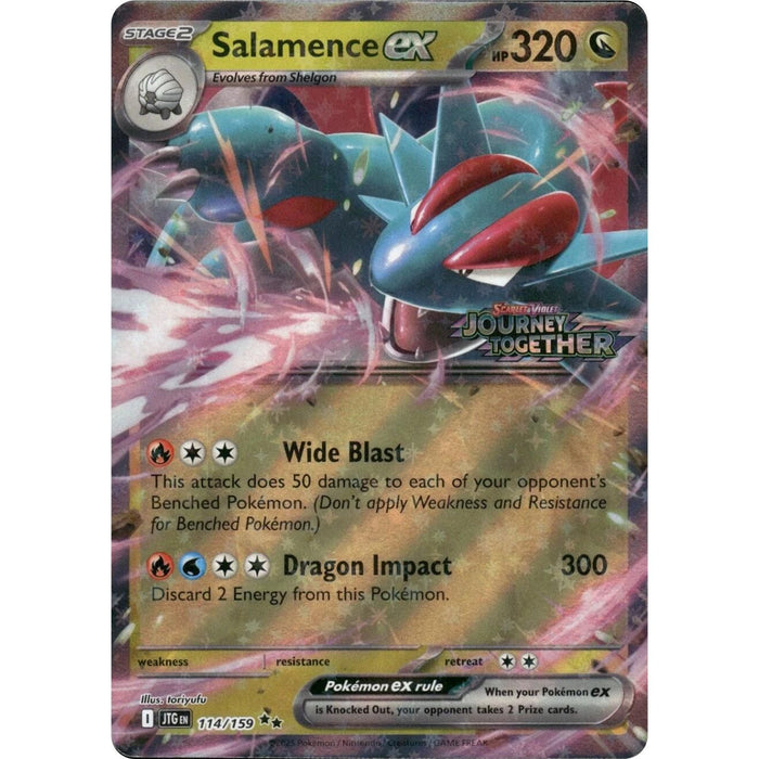 Salamence ex - 114/159 (Journey Together Stamped)