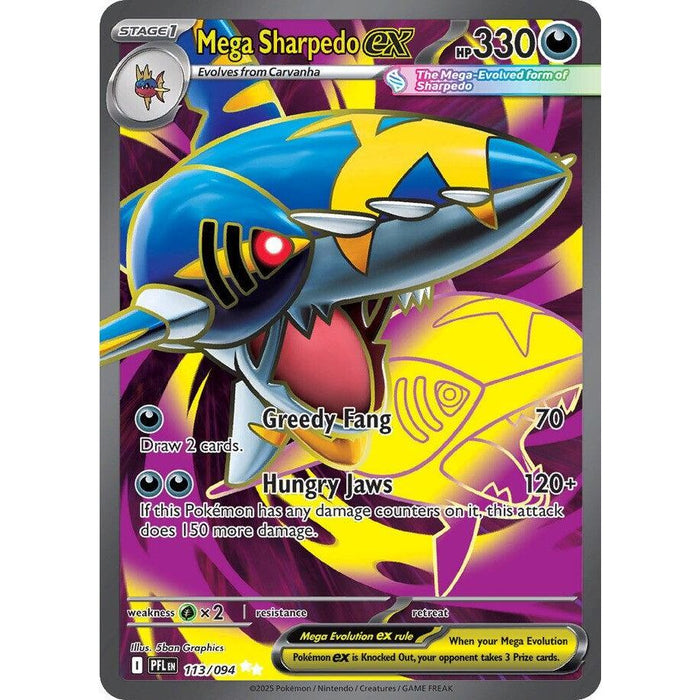 Mega Sharpedo ex - 113/094