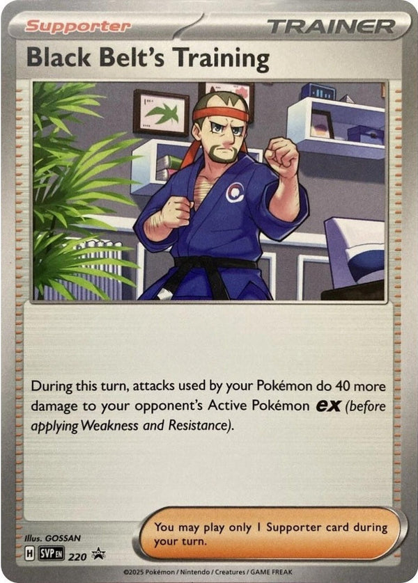 Black Belt's Training - 220 Promo Pokémon card from Scarlet & Violet Promo Cards, Near Mint Normal