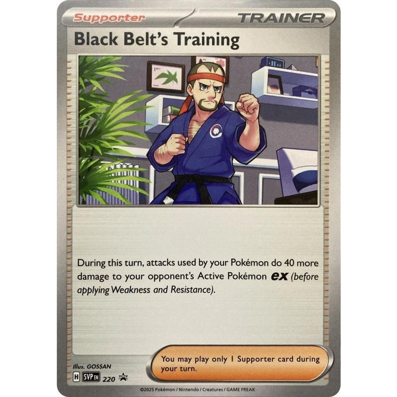 Black Belt's Training - 220 Promo Pokémon card from Scarlet & Violet Promo Cards, Near Mint Normal