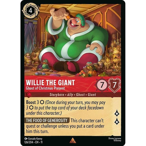 Willie the Giant - Ghost of Christmas Present