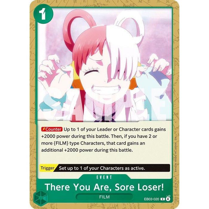 There You Are, Sore Loser!