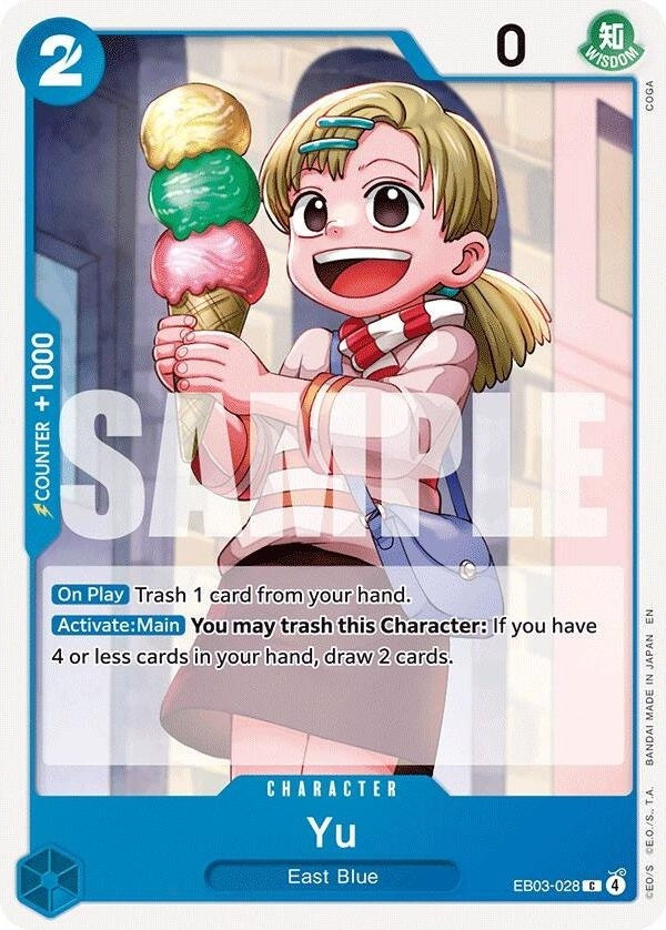 Yu - EB03-028 C One Piece Card Game Singles card from Extra Booster: One Piece Heroines Edition, Near Mint Normal
