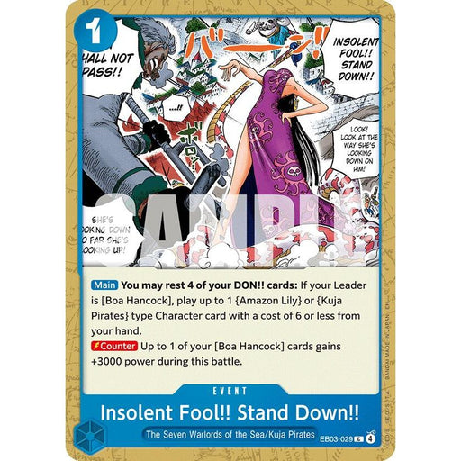 Insolent Fool!! Stand Down!!