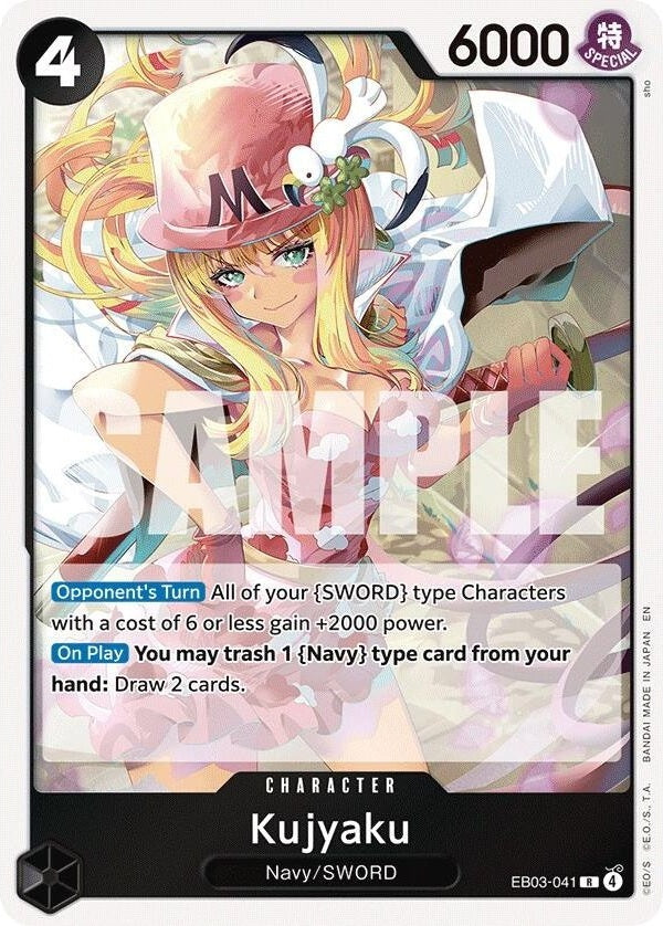 Kujyaku - EB03-041 R One Piece Card Game Singles card from Extra Booster: One Piece Heroines Edition, Near Mint Foil