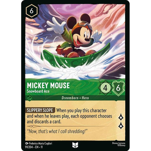 Mickey Mouse - Snowboard Ace