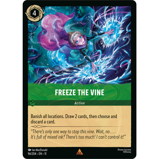 Freeze the Vine