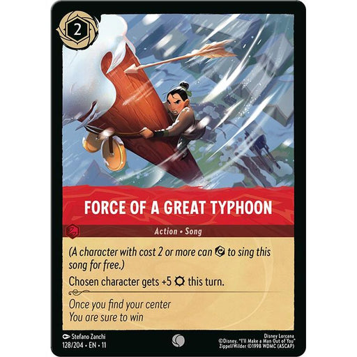 Force of a Great Typhoon