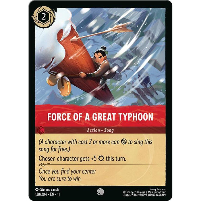 Force of a Great Typhoon