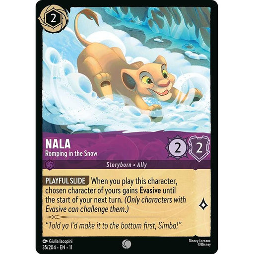 Nala - Romping in the Snow