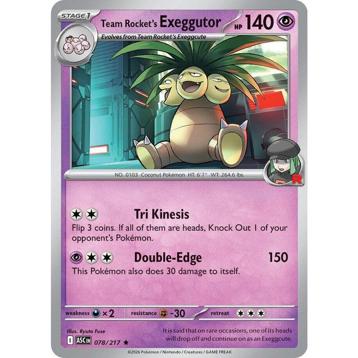 Team Rocket's  exeggutor