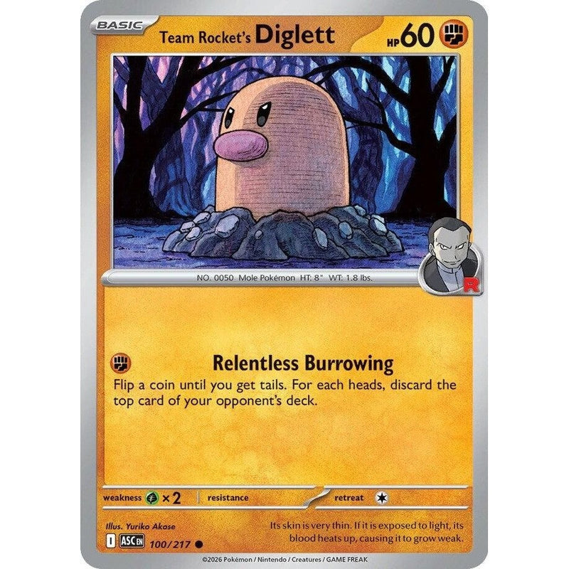 Team Rocket's Diglett