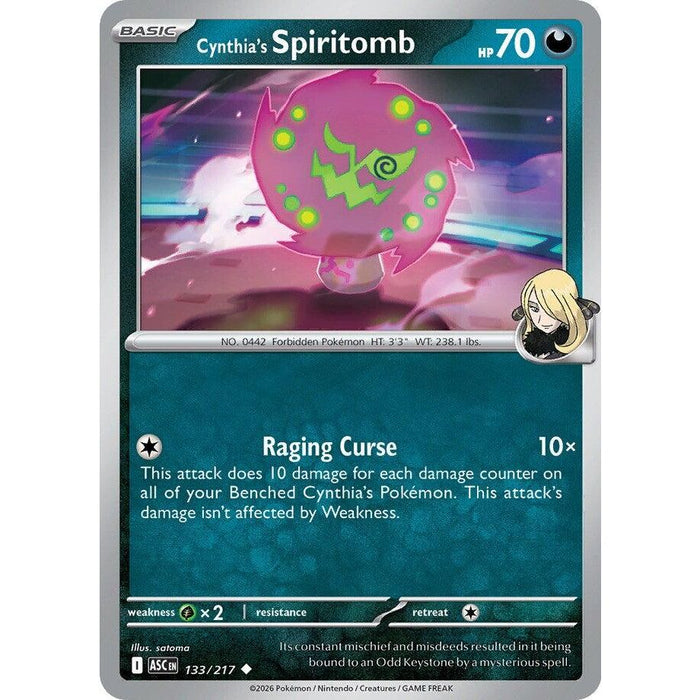 Cynthia's Spiritomb - 133/217