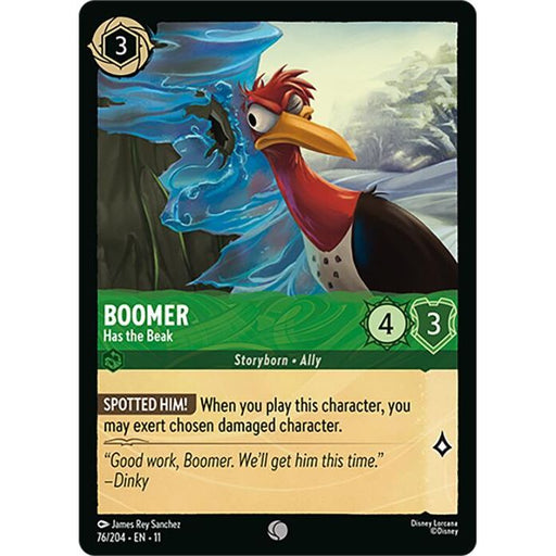 Boomer - Has the Beak