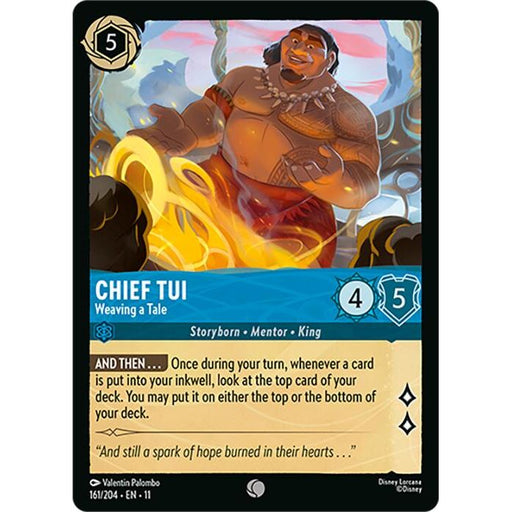 Chief Tui - Weaving a Tale