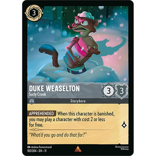 Duke Weaselton - Surly Crook