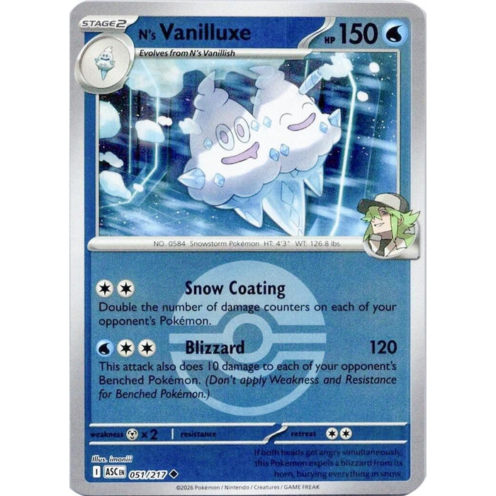 N's Vanilluxe (Poke Ball)