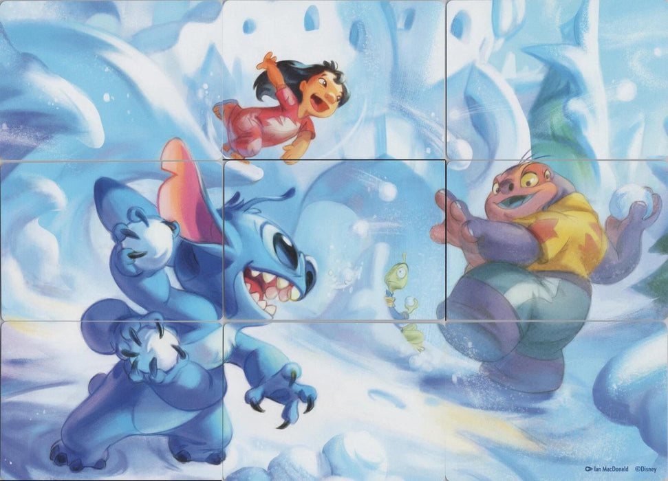 Winterspell Snowball Fight Puzzle Insert (Set of 9)