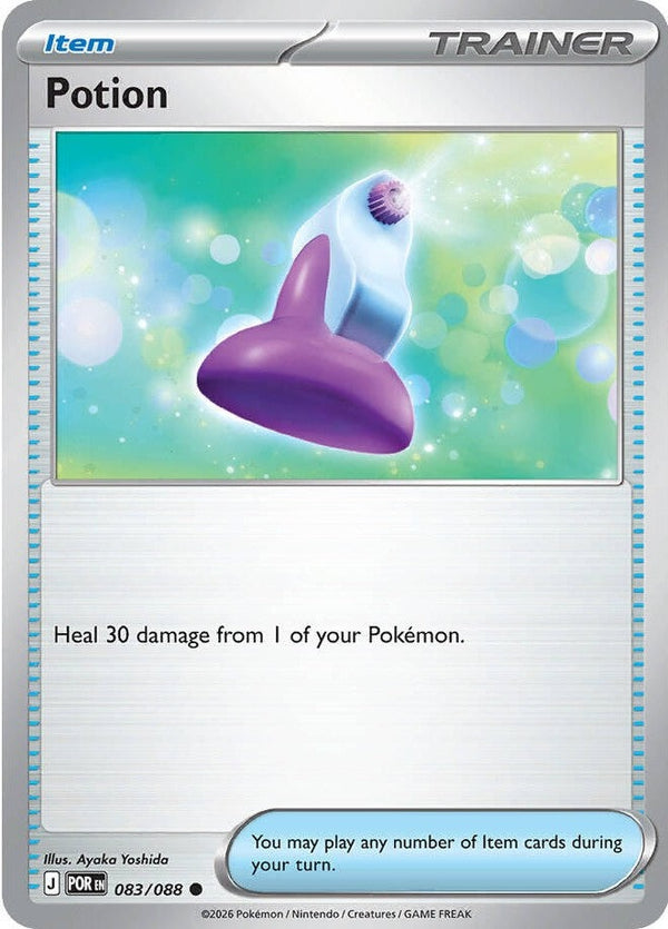 Potion - 083/088 Common Pokémon card from Perfect Order, Near Mint Reverse Holofoil