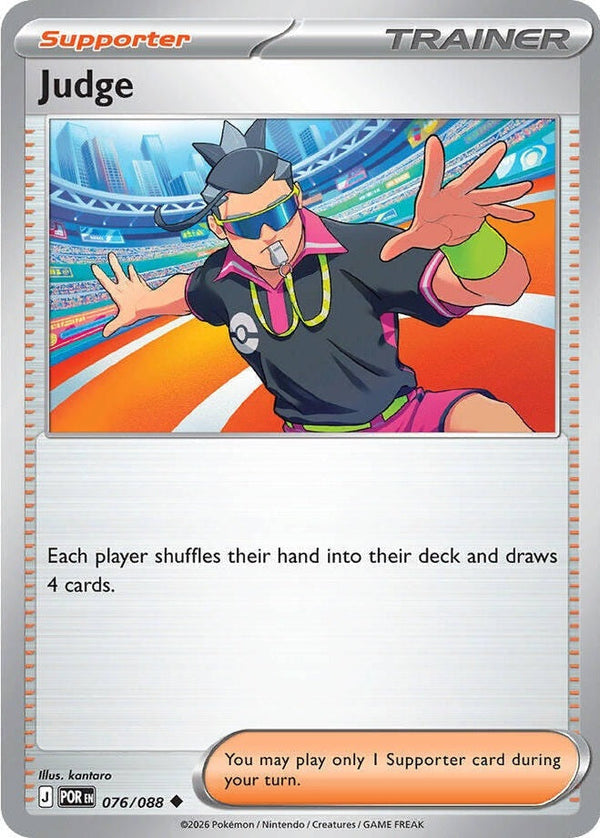 Judge - 076/088 Uncommon Pokémon card from Perfect Order, Near Mint Normal