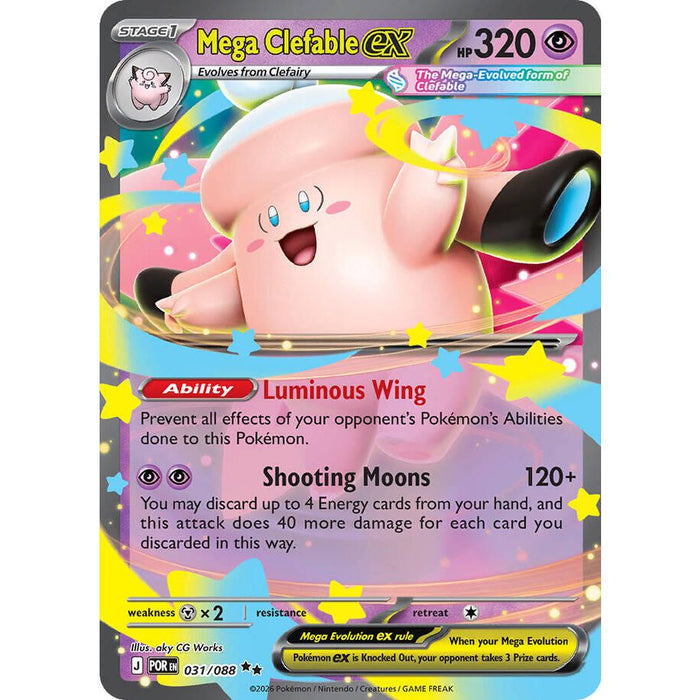 Mega Clefable ex - 031/088
