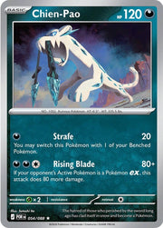 Chien-Pao - 054/088 Rare Pokémon card from Perfect Order, Near Mint Holofoil