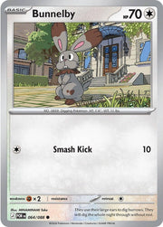 Bunnelby - 064/088 Common Pokémon card from Perfect Order, Near Mint Reverse Holofoil