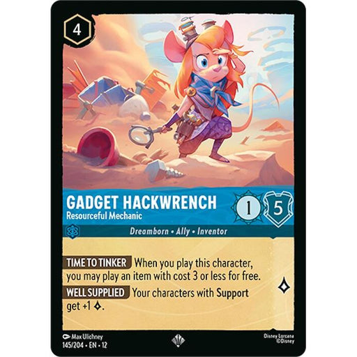 Gadget Hackwrench - Resourceful Mechanic