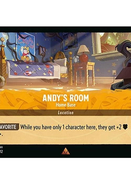 Andy's Room - 34/204 Rare Disney Lorcana card from Wilds Unknown, Near Mint Normal