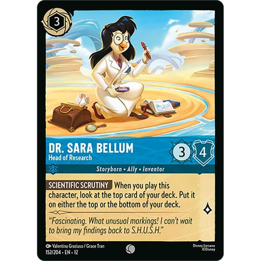 Dr. Sara Bellum - Head of Research