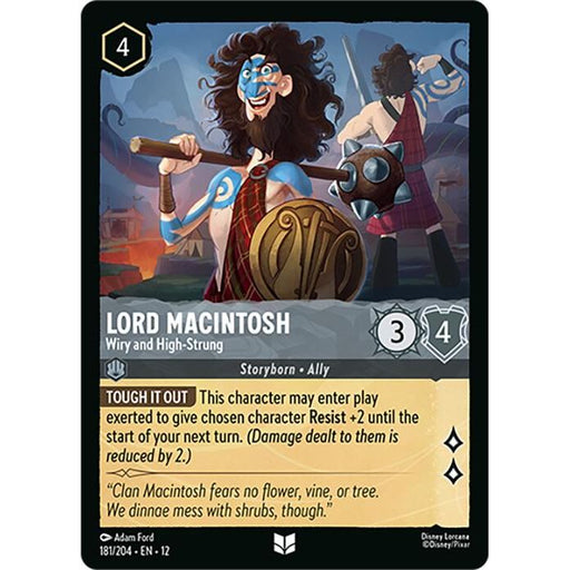 Lord Macintosh - Wiry and High-Strung
