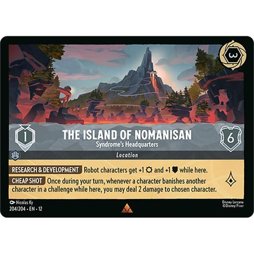 The Island of Nomanisan - Syndrome's Headquarters