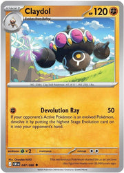 Claydol - 047/086 Uncommon Pokémon card from Chaos Rising, Near Mint Normal