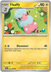 Flaaffy - 028/086 Common Pokémon card from Chaos Rising, Near Mint Normal