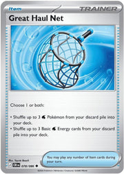 Great Haul Net - 078/086 Uncommon Pokémon card from Chaos Rising, Near Mint Normal