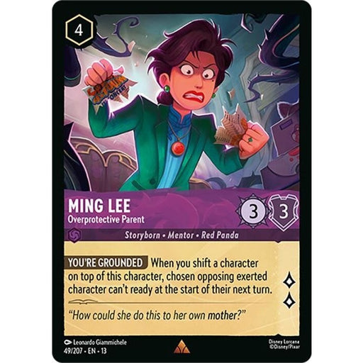 Ming Lee - Overprotective Parent