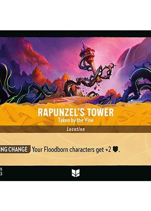 Rapunzel's Tower - Taken by the Vine - 37/207 Uncommon Disney Lorcana card from Attack of the Vine!, Near Mint Normal