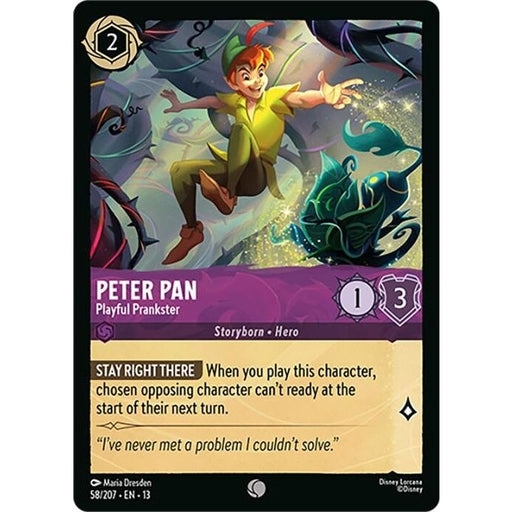 Peter Pan - Playful Prankster