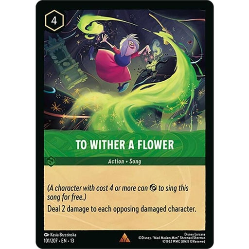 To Wither a Flower