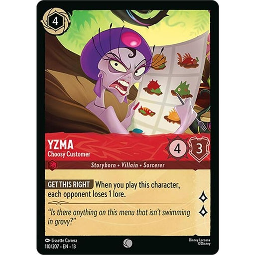 Yzma - Choosy Customer