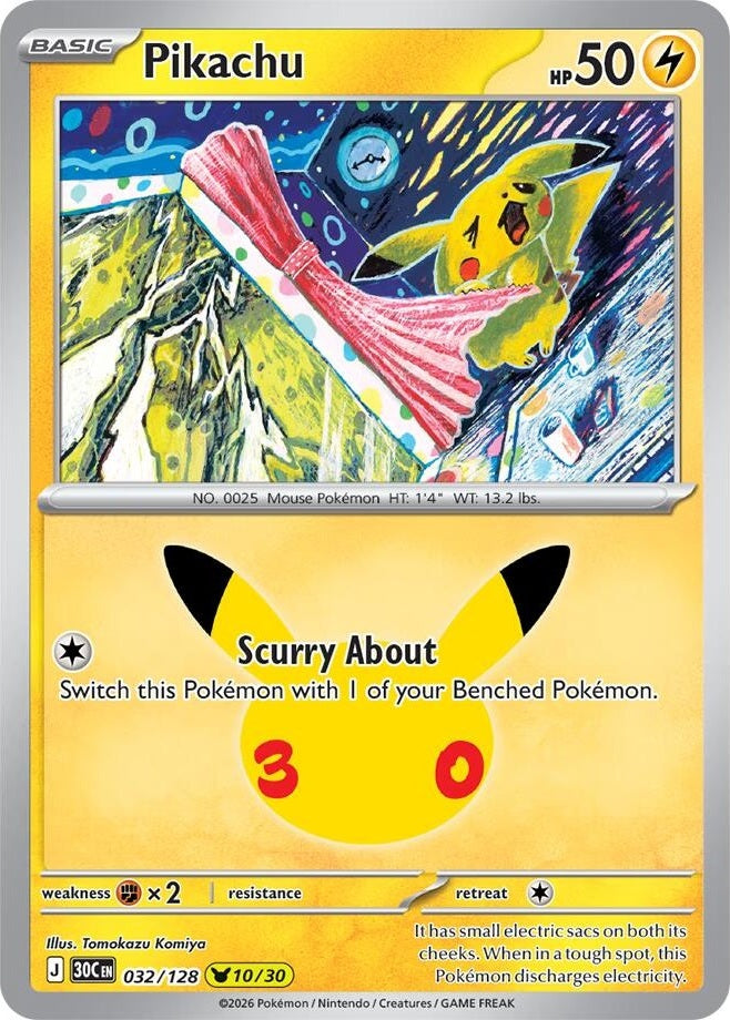 Pikachu - 032/128