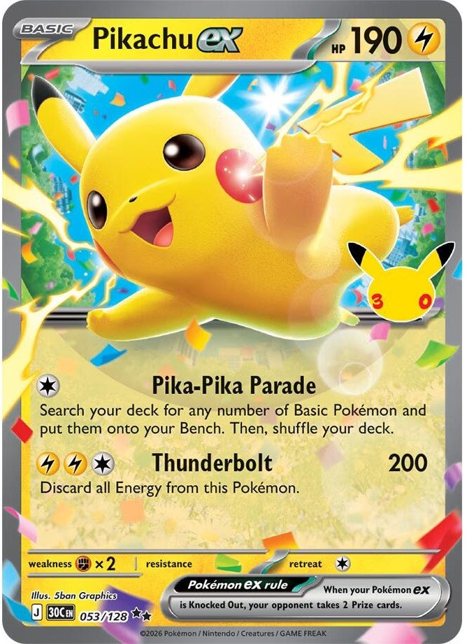 Pikachu ex - 053/128